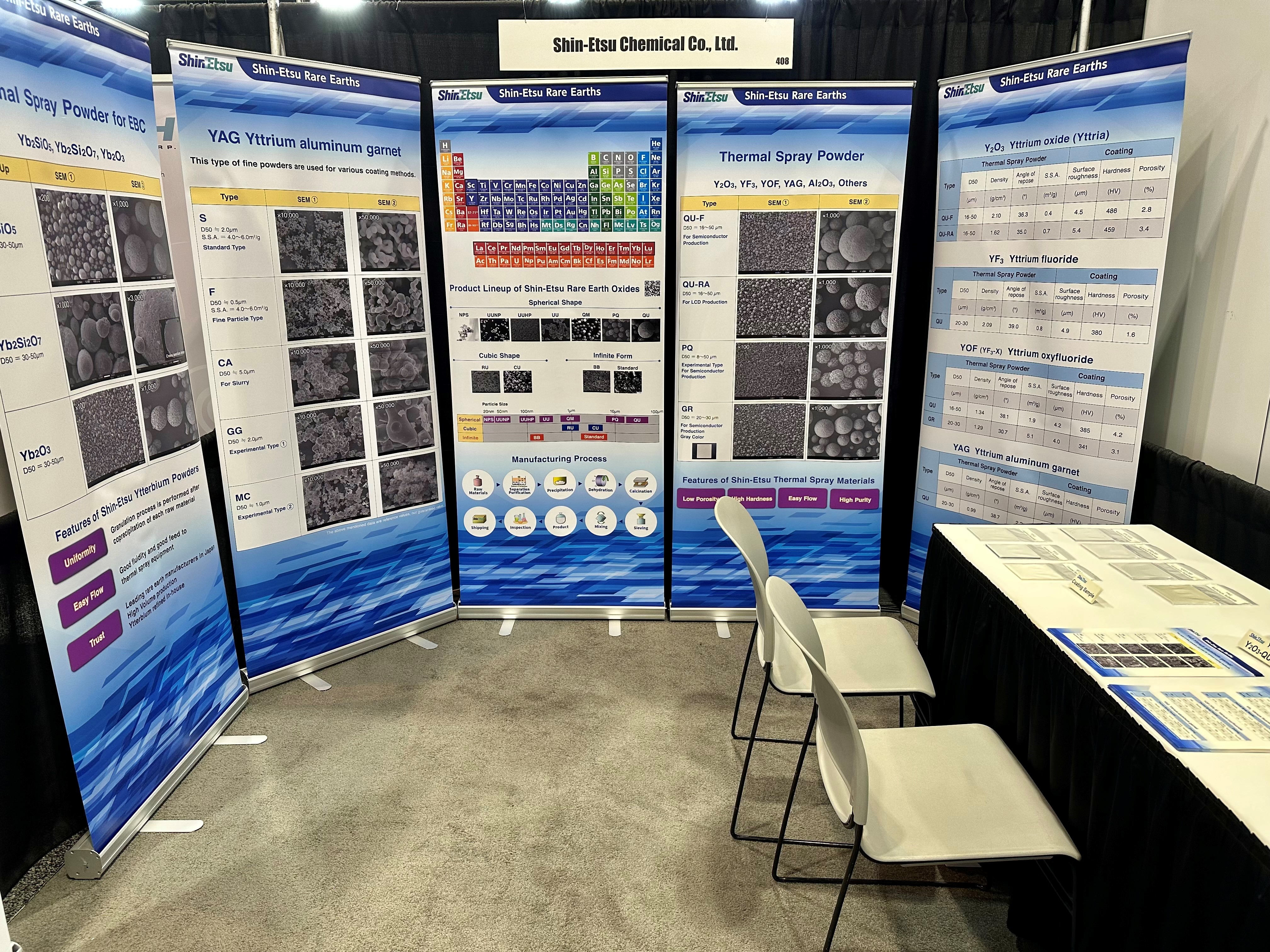 Shin-Etsu Chemical Co., Ltd. exhibition booth